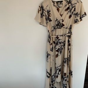 tua wrap floral dress